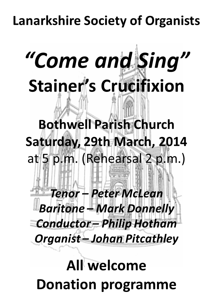 Our latest event in Bothwell Parish Church